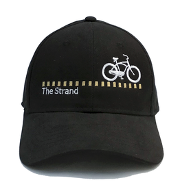 Hermosa Cyclery Hermosa Cyclery - The Strand, Structured Low-Profile Black Hat - - Decky 209