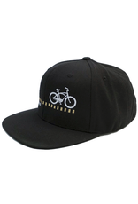 Hermosa Cyclery Hermosa Cyclery Hat 2 - The Strand, Mid-Profile, Gold Logo (FlexFit 110)