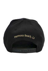 Hermosa Cyclery Hermosa Cyclery Hat 7 - HC Bike Logo, Mid-Profile, Gold Logo (FlexFit 110)