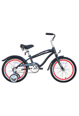 Firmstrong Firmstrong Bruiser Mini 16", Red Rims, Kids', Black