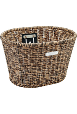 Electra Electra  Front Basket - Plastic Woven Light Brown/Black