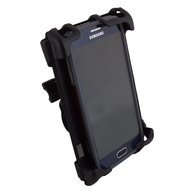 Delta Delta Handlebar Phone Holder Hefty+, Black Hermosa Cyclery
