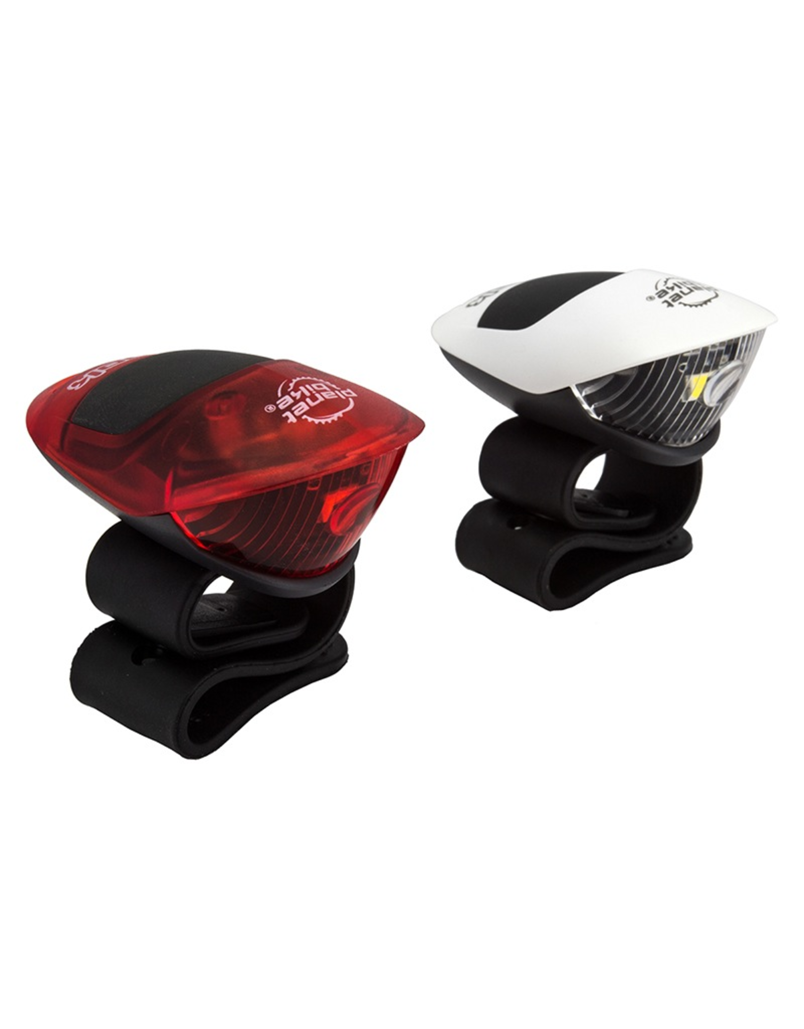 Planet Bike Planet Bike Battery Light - Spok Combo head & taillight set