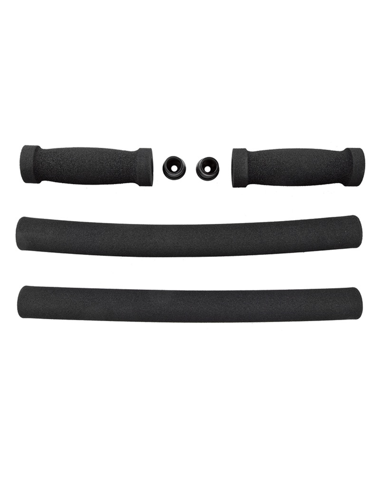 Sunlite Sunlite Cruiser Foam Grip Set - 340mm (2) & 125mm (2), Black