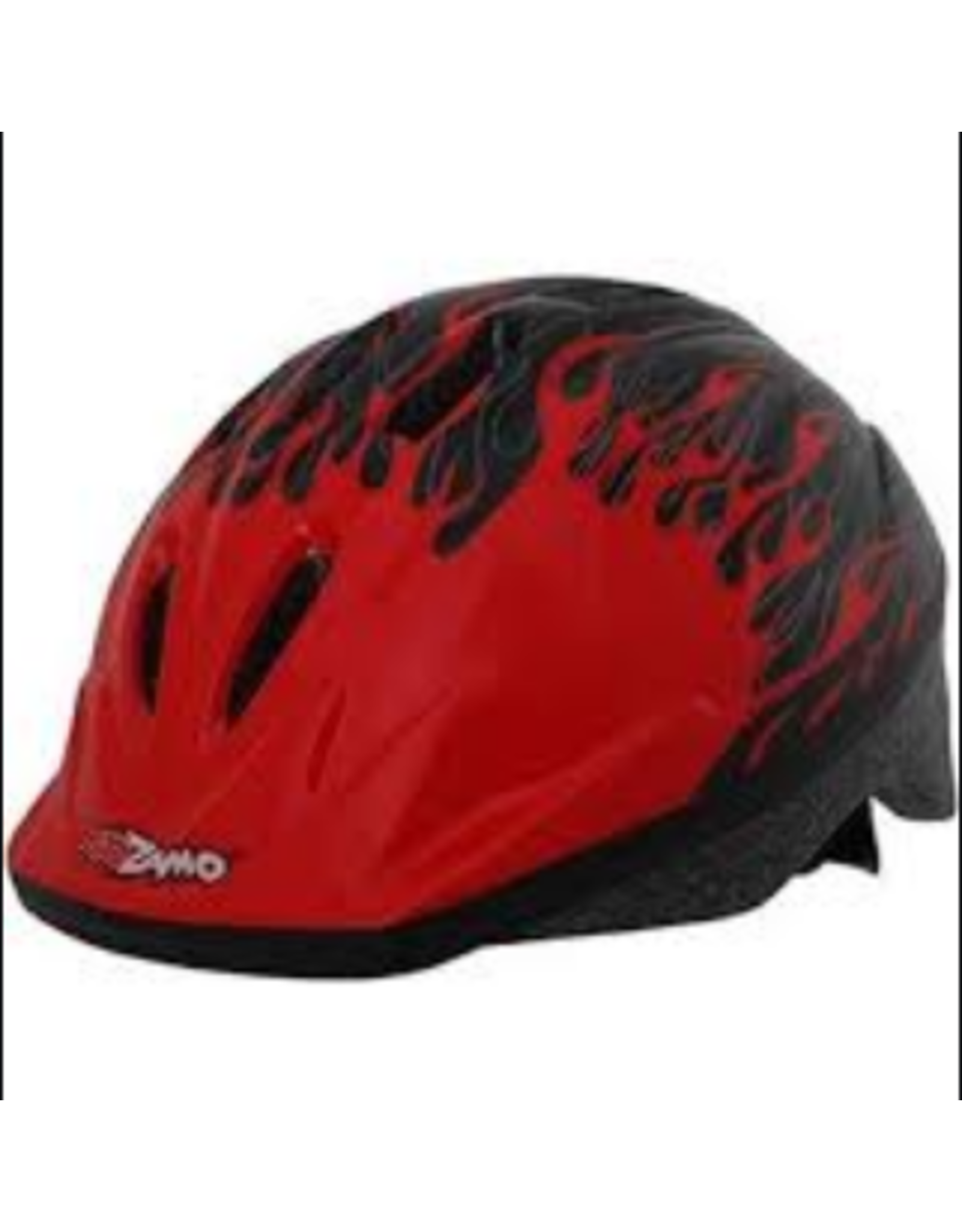 J & B Importers Kidzamo Helmet - Red/Black Flame, Small/Medium