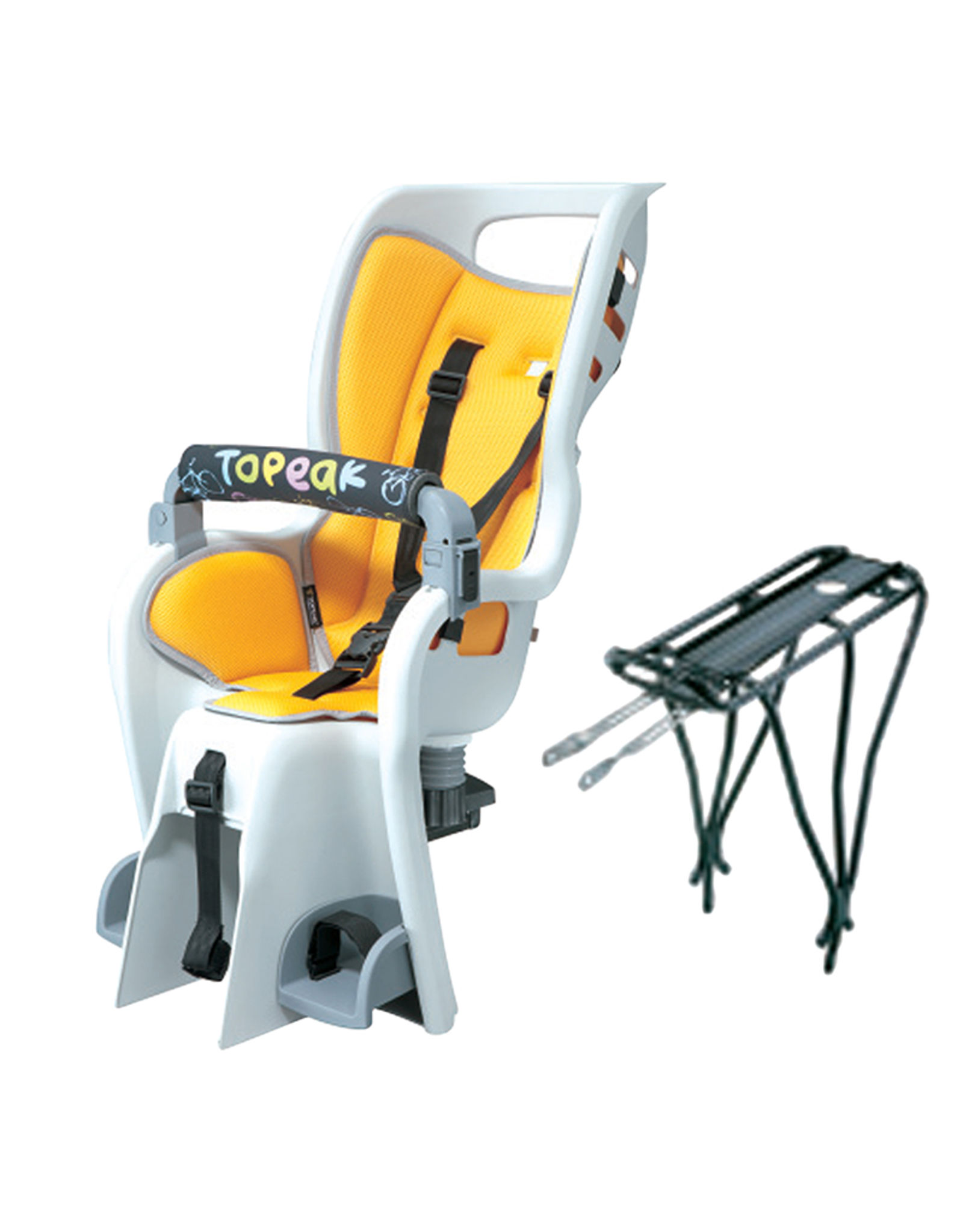 Topeak Topeak Rear Child Seat - BabySeat II w/ rack (Non-Disc), 48lb limit