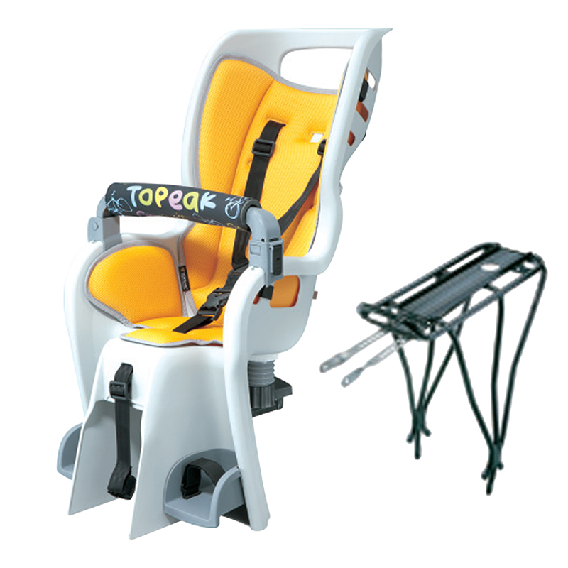 Topeak Topeak Rear Child Seat - BabySeat II w/ rack (Non-Disc), 40lb
