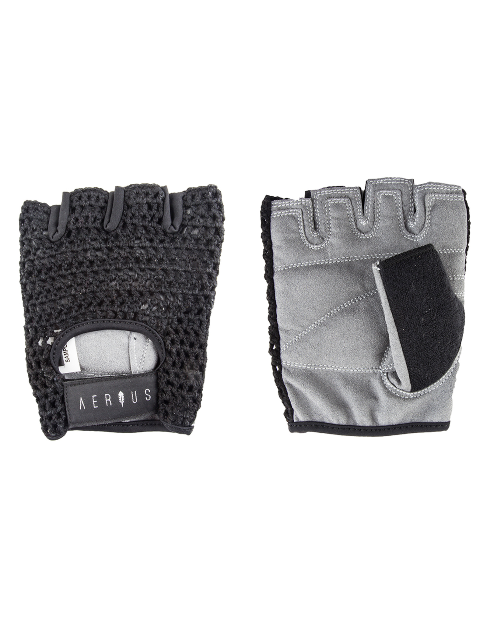 Airius Aerius Retro Mesh Fingerless Gloves - Black, Small