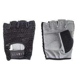 Airius Aerius Retro Mesh Fingerless Gloves - Black, Small