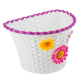 Sunlite Sunlite Front Basket - Classic Synthetic Flower