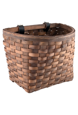 J & B Importers Sunlite Front Basket - Beech Wood Woven, Dark Brown