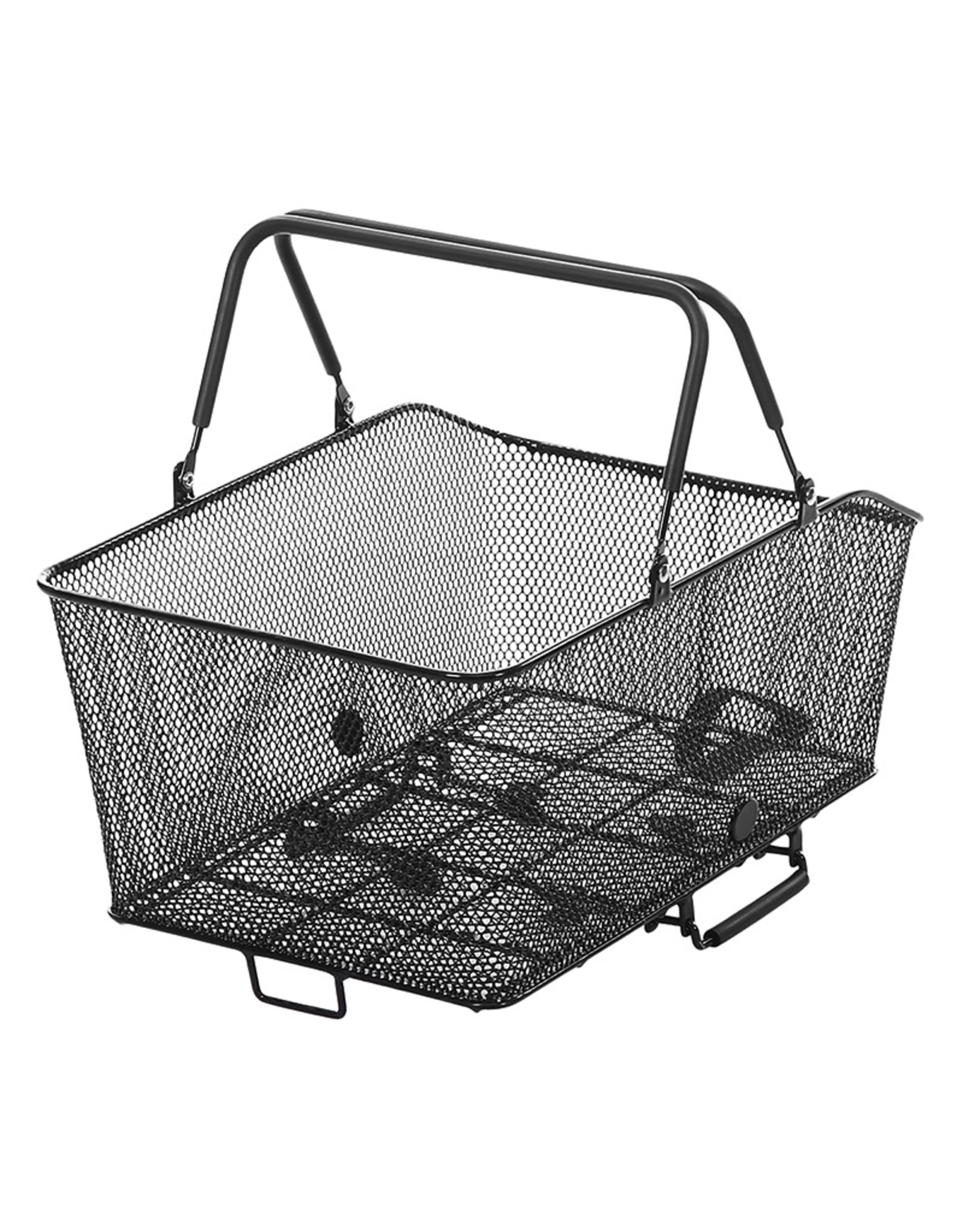 Sunlite Sunlite Rear QR Rack Basket - Mesh Grocery, Black, 12.25x17.25x8"
