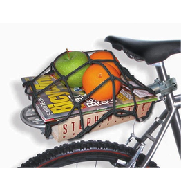 Delta Delta Bungee Cargo Net - 10"x10", Blk/Red