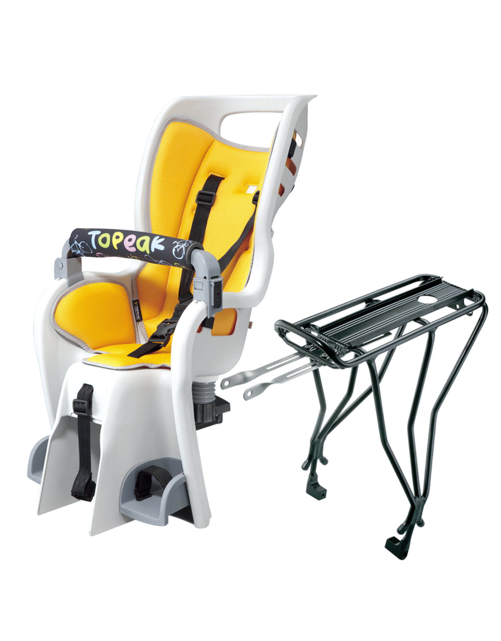 Topeak Topeak Rear Child Seat - BabySeat II w/ rack (Disc), 48lb limit