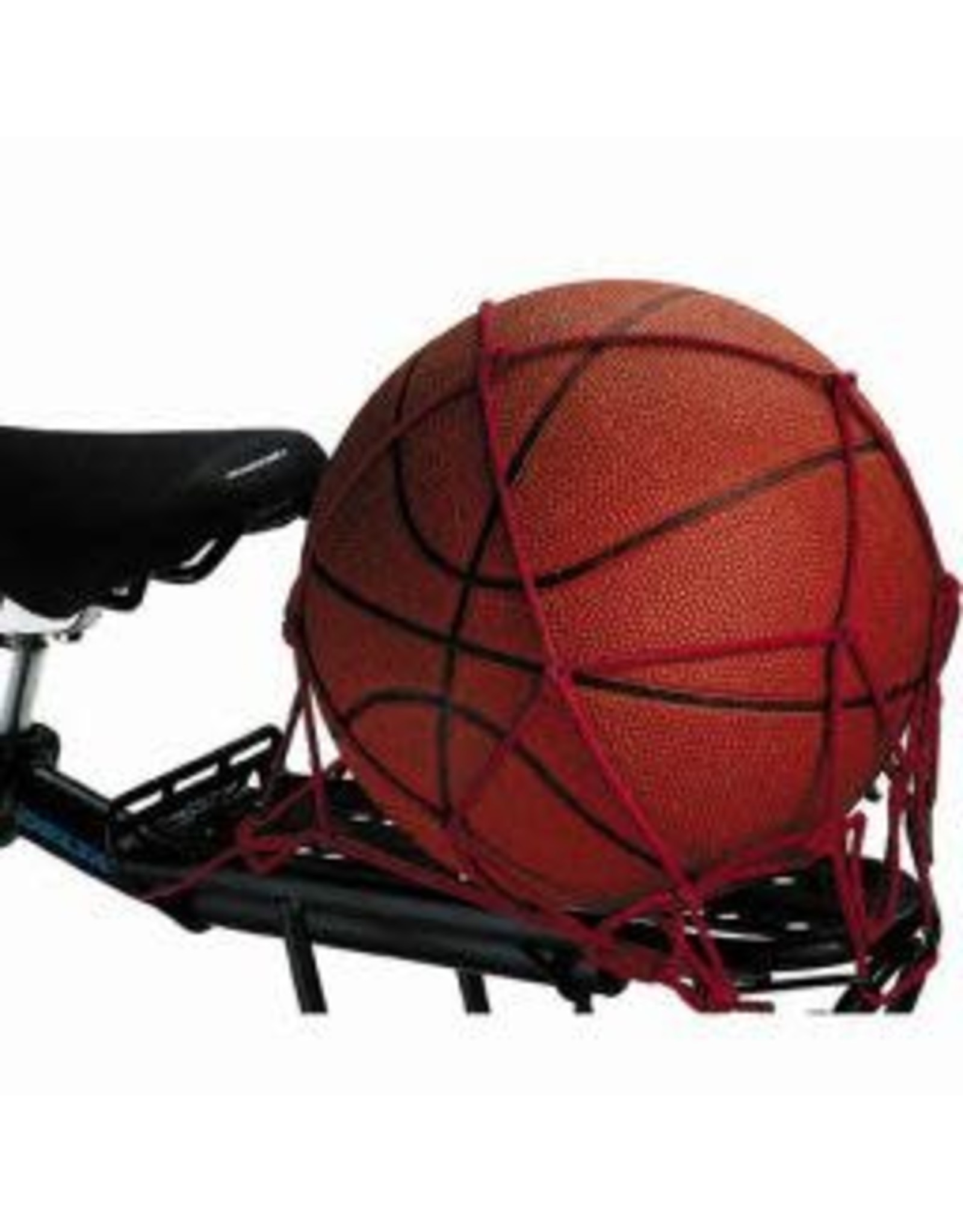 Delta Delta Bungee Cargo Net - 10"x10", Blk/Red