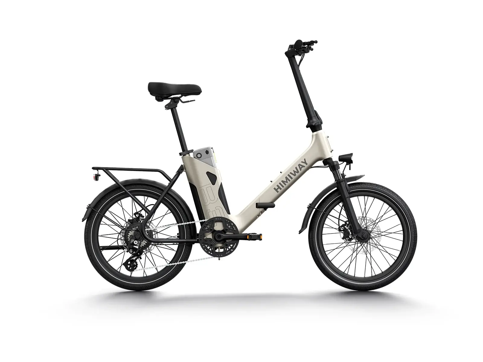 Himiway Himiway B3 Foldable Electric Commuter Bike Cream Hermosa