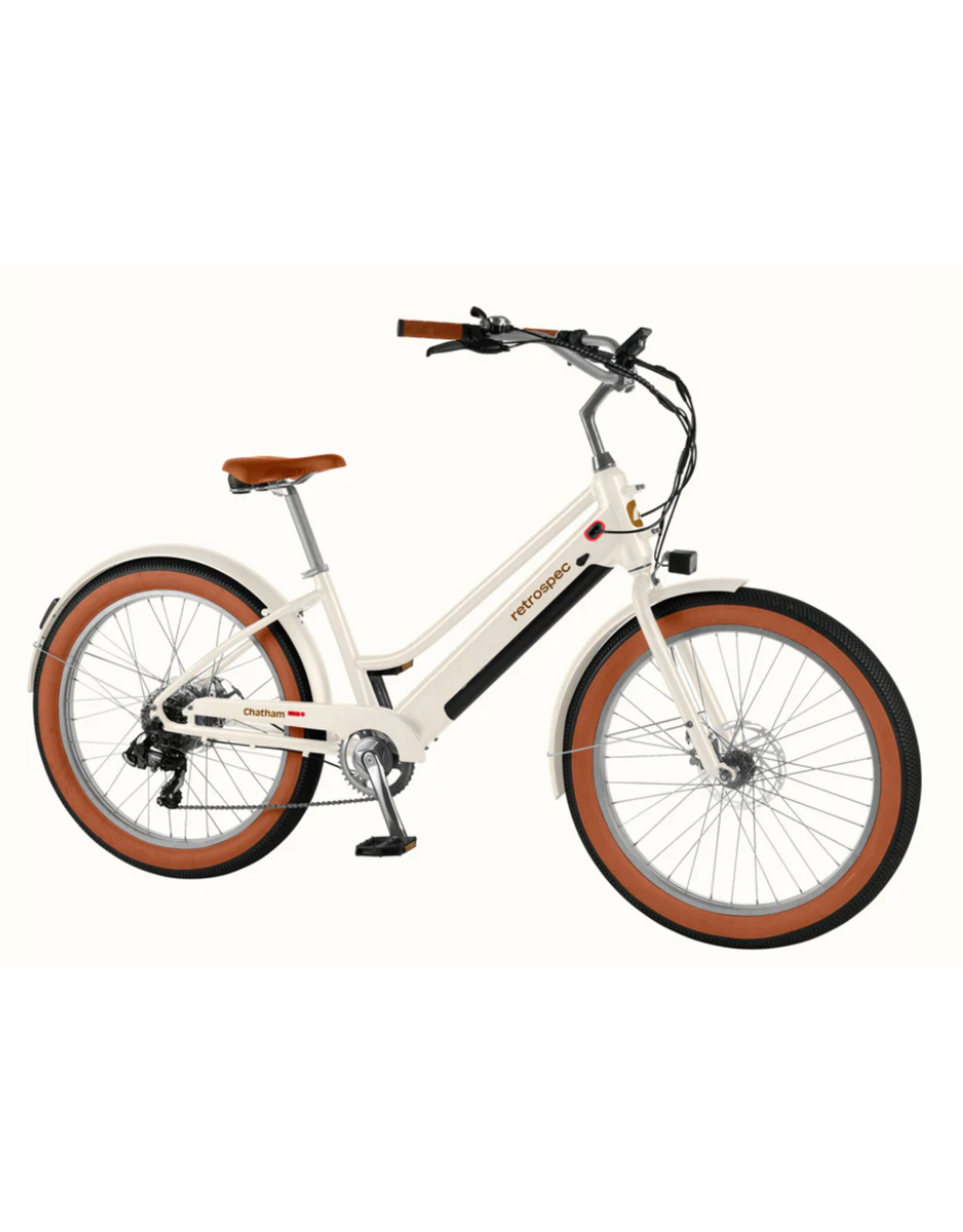 Retrospec Retrospec Chatham Rev+ 2 Beach Cruiser Electric Bike - Step Through