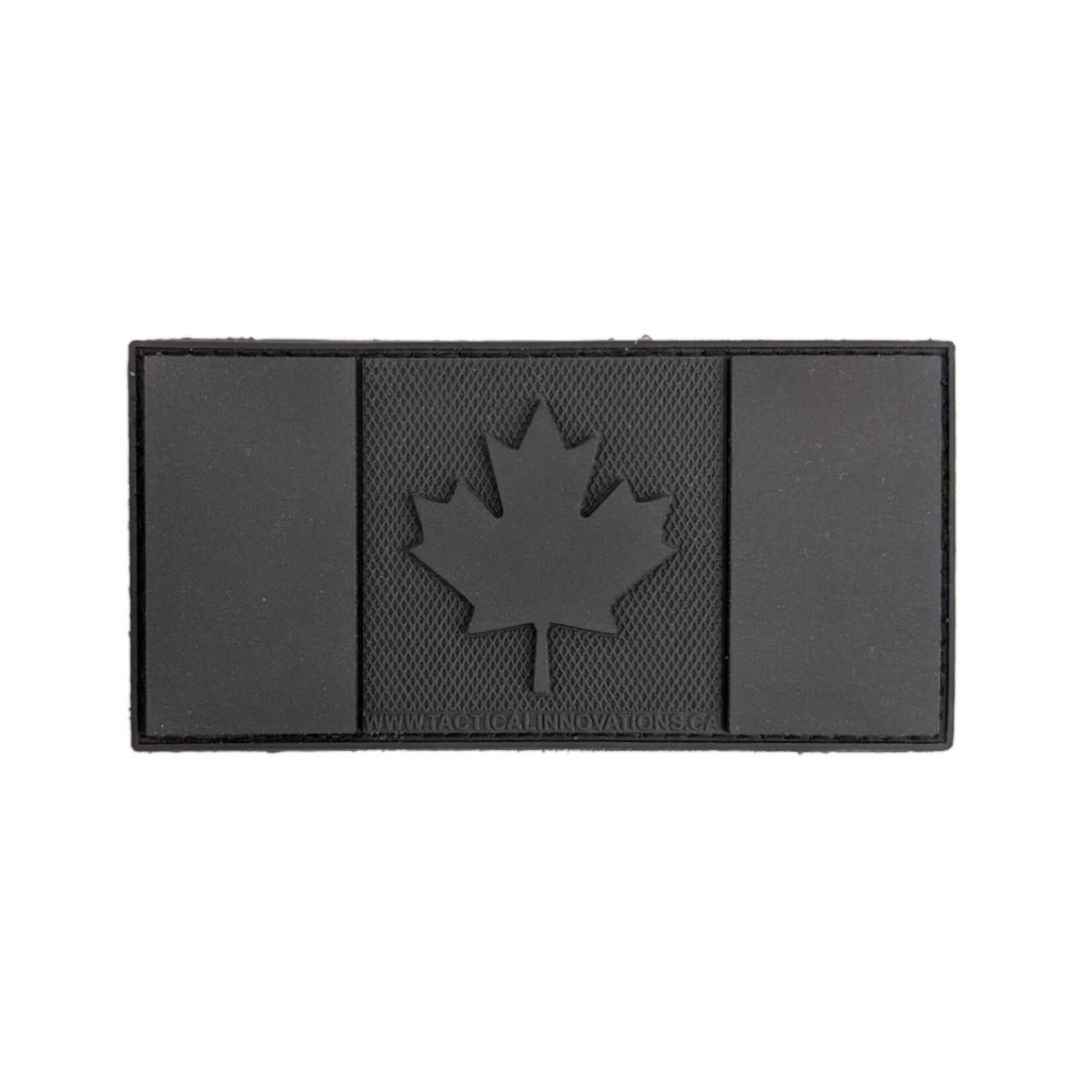 tactical innovations PVC Morale Patch - Canadian Flag -BlackOps 2"x4"