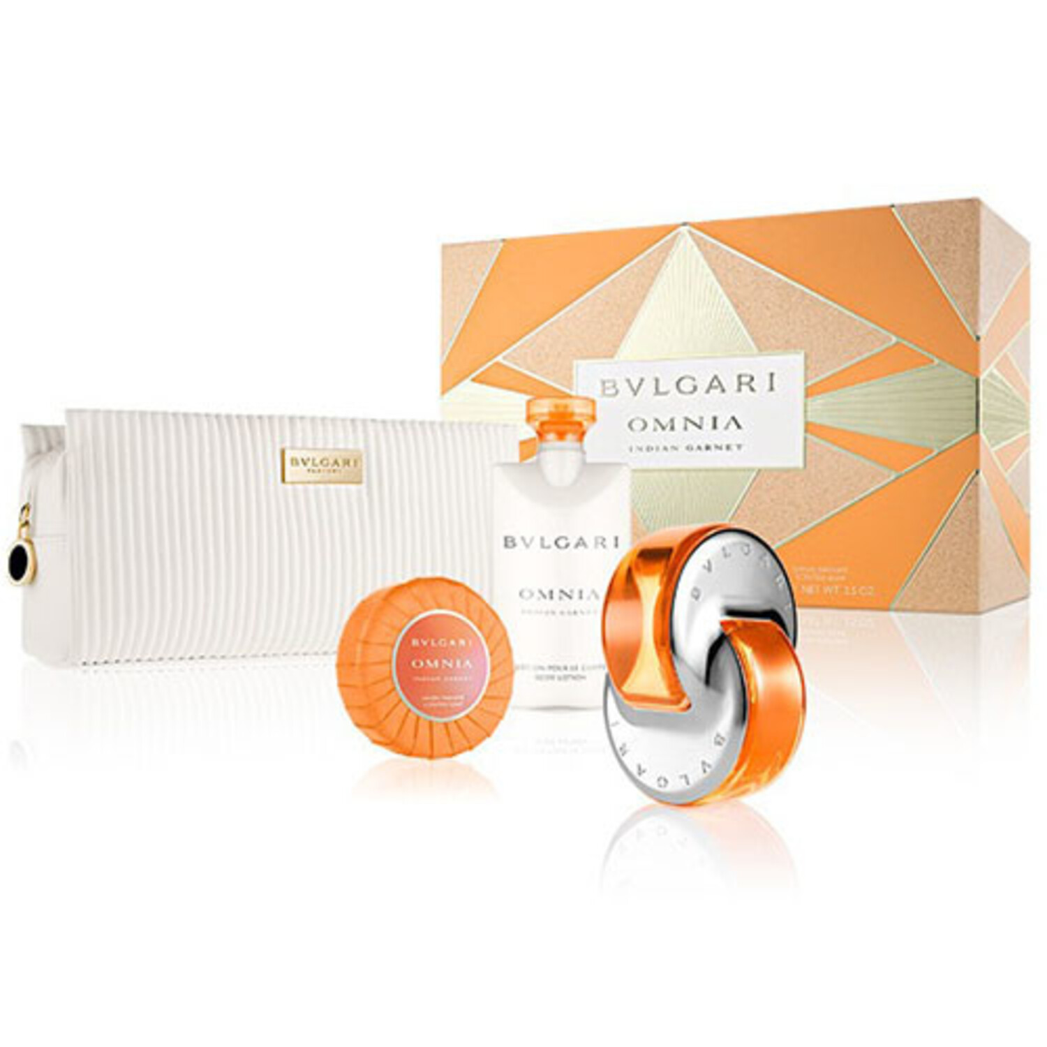 BVLGARI OMNIAガーネット オレンジセット オムニア インディアンガーネットセンティッドソープ(ブルガリ