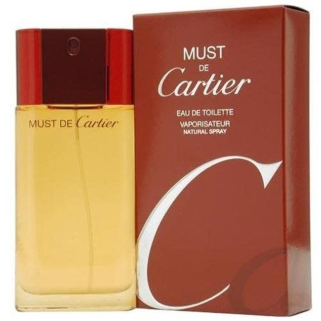 cartier must eau de toilette spray 100ml