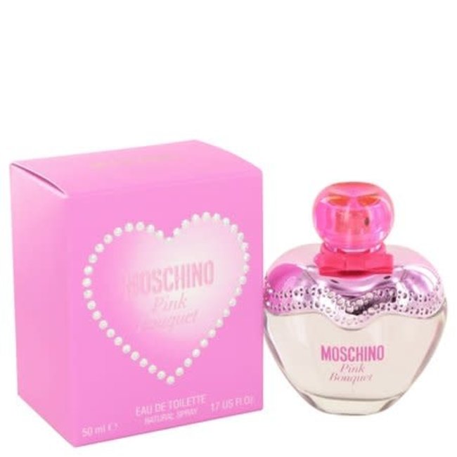 pink bouquet moschino