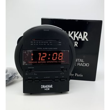 GUY LAROCHE Drakkar Noir Digital Radio Alarm ClockVintage