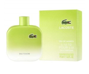 Lacoste men's top cologne green bottle