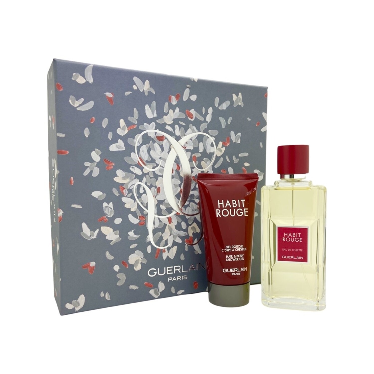 香水(男性用) Guerlain Habit Rouge Eau de Parfum HABIT ROUGE DE GUERLAIN PARIS ⋅ Eau de Parfum ⋅ GUERLAIN