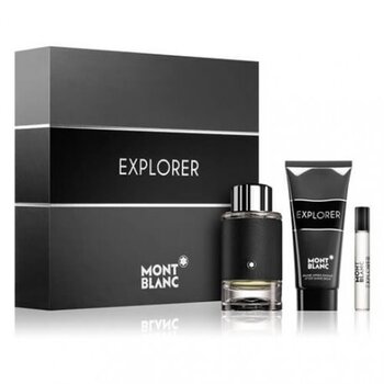 MONT BLANC Mont Blanc Explorer Pour Homme Eau de Parfum 100 ml / 3.4 oz Ensemble Cadeau Trois Produits