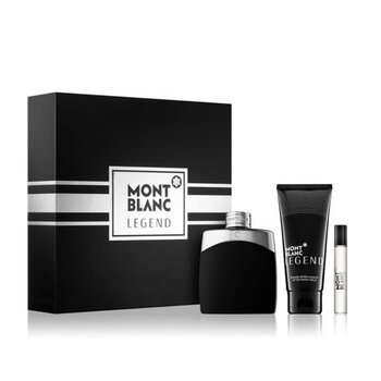 MONT BLANC Mont Blanc Legend Pour Homme Eau de Toilette 100 ml / 3.4 oz Ensemble Cadeau Trois Produits
