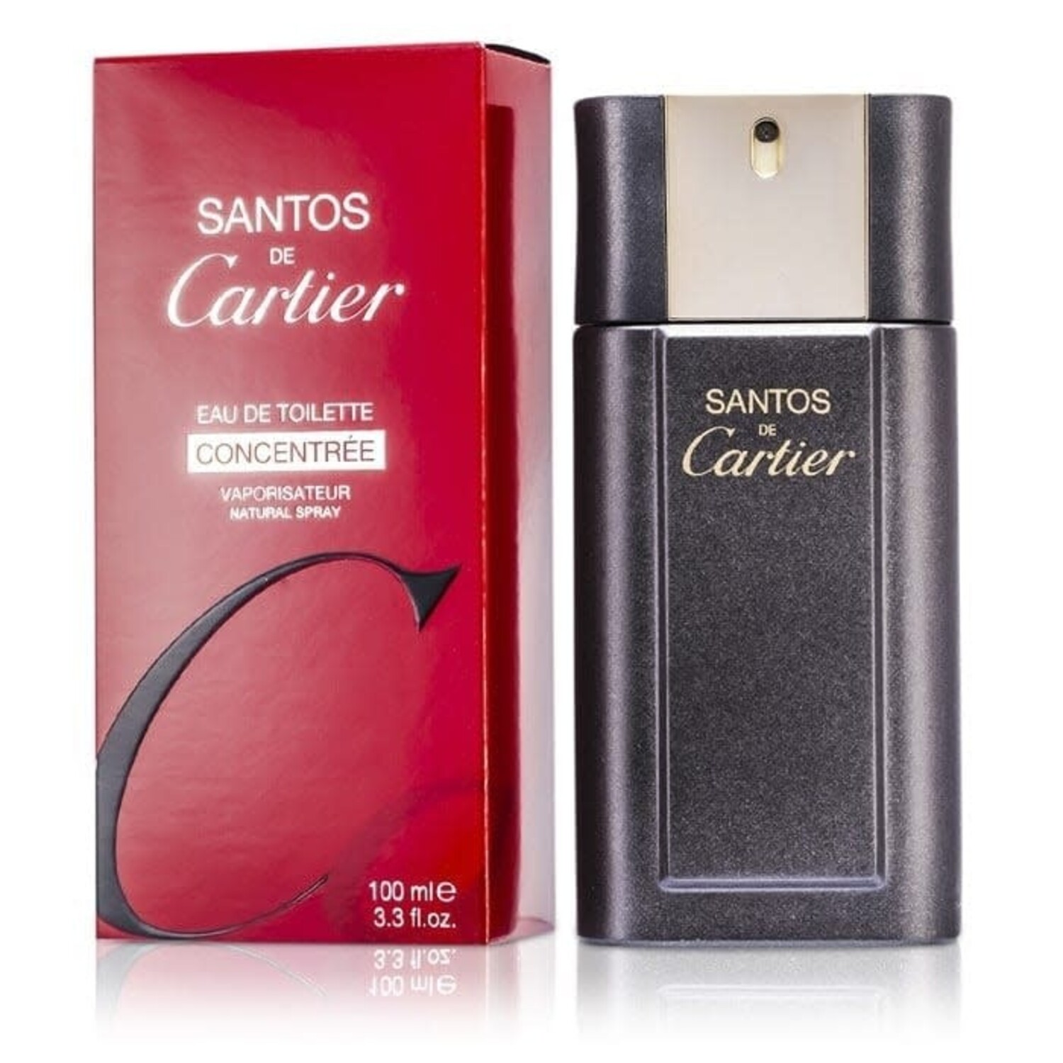 香水(男性用) Santos de Cartier 100ml Le Parfumier - Cartier Santos For Men Concentrated Eau de