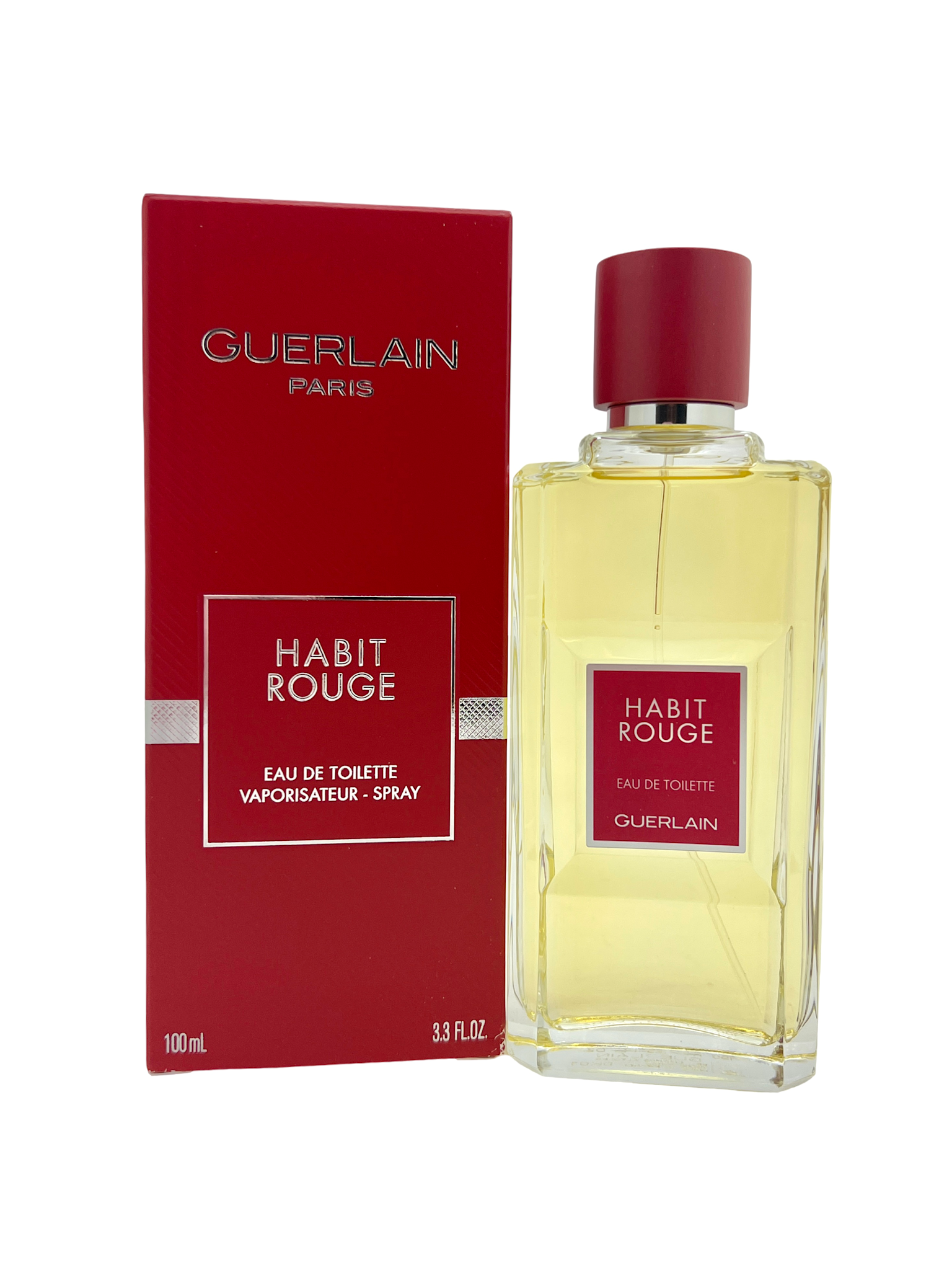 香水(男性用) GUELAIN  HABITE ROUGE  100ml Guerlain Men's Habit Rouge EDT Spray 3.3 oz Fragrances