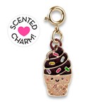 GOLD SCENTED CHOCOLATE SOFT SERVE CONE CHARM