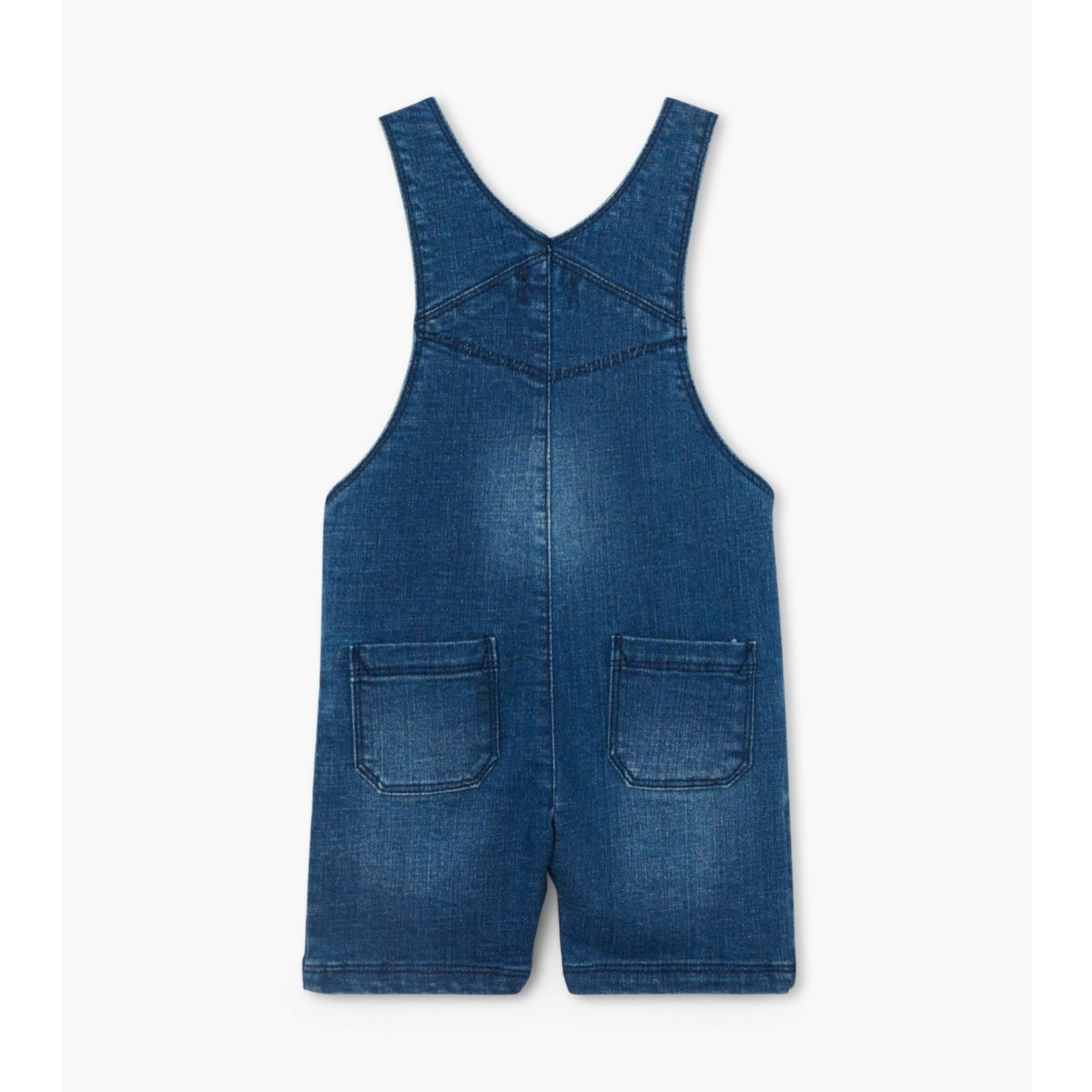 HATLEY DENIM SHORT BABY OVERALLS