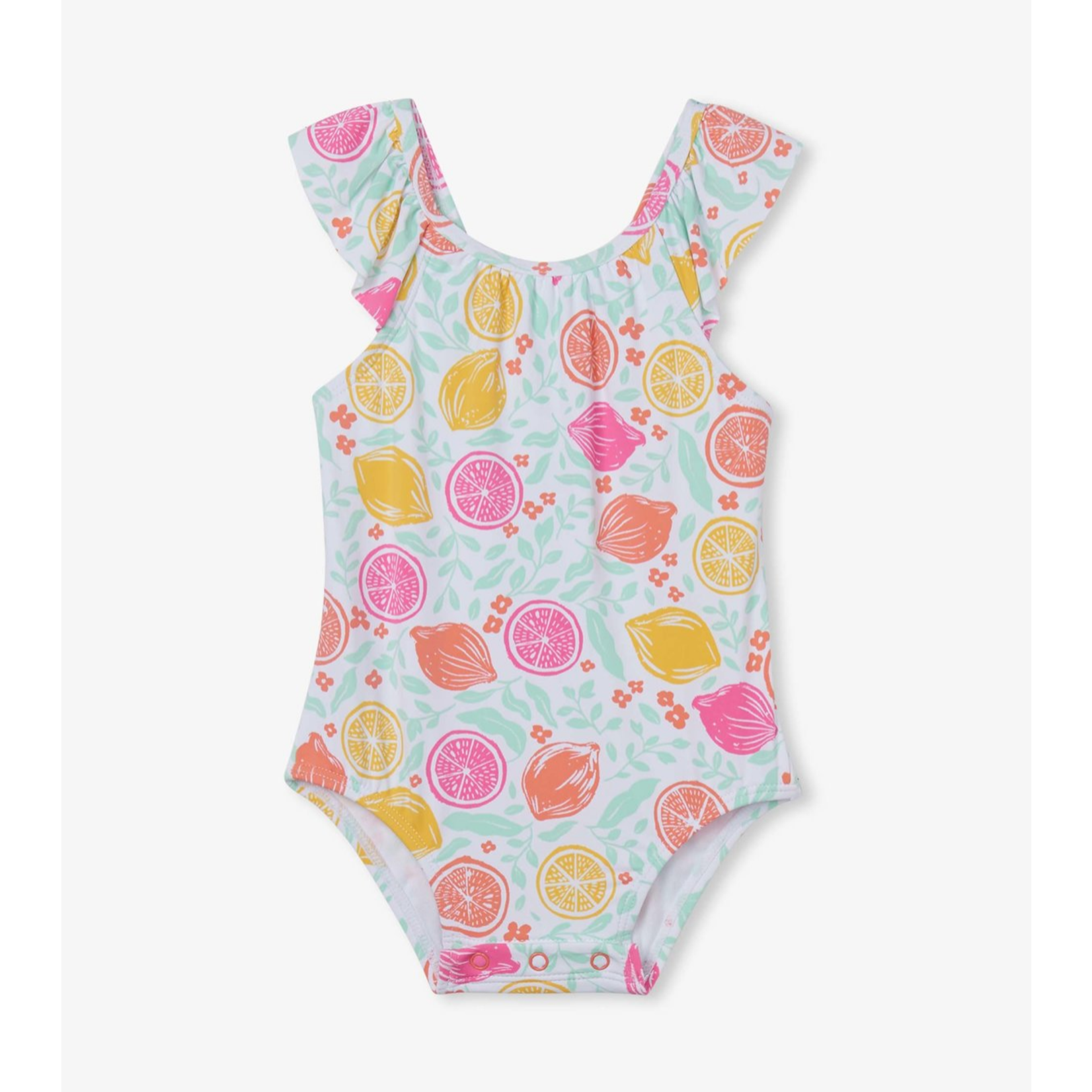 HATLEY CITRUS RUFFLE BABY SWIMSUIT