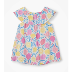 HATLEY CITRUS RUFFLE A-LINE DRESS