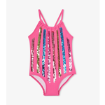 HATLEY COLOURFUL STRIPES GIRLS SWIMSUIT
