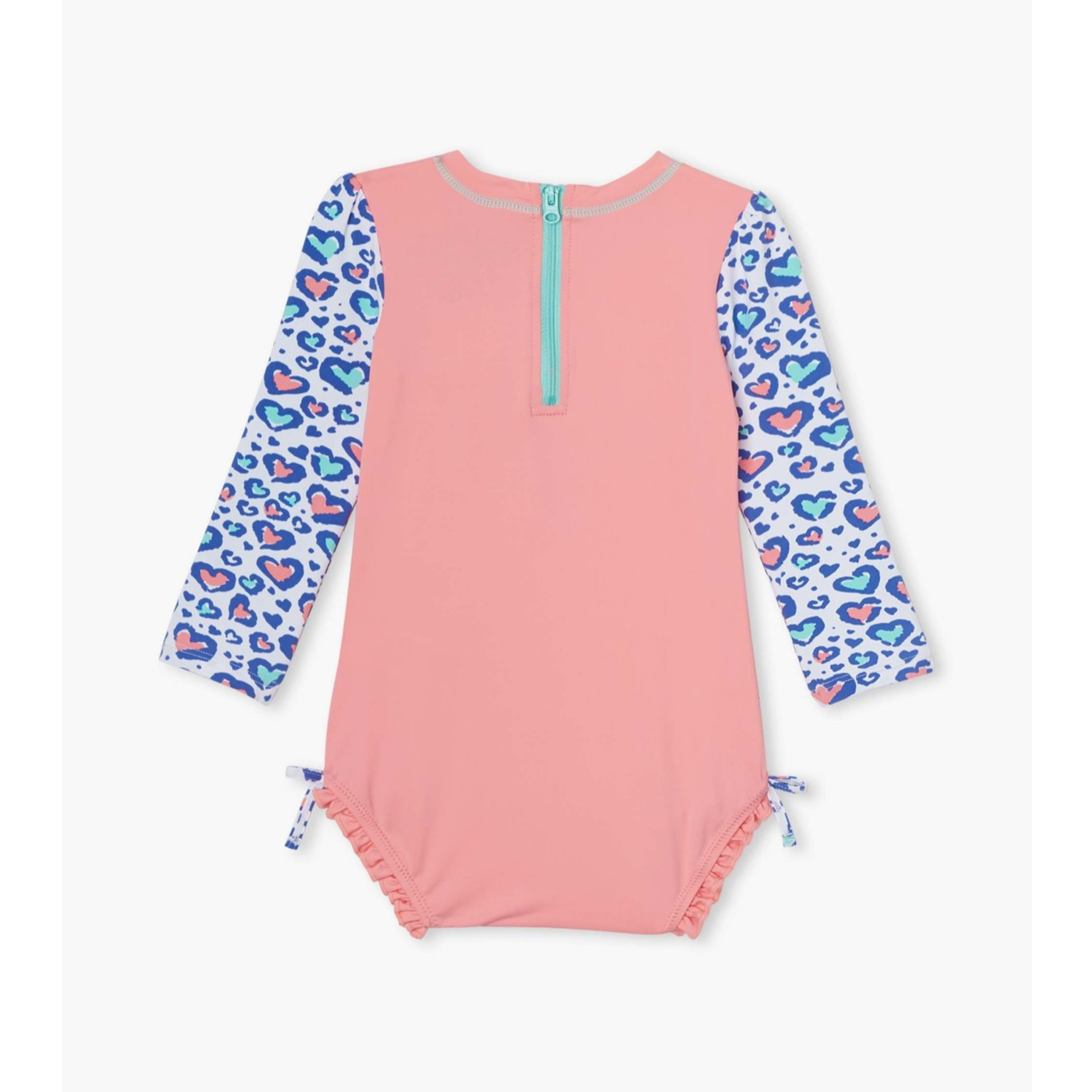 HATLEY CHEETAH HEARTS BABY RASHGUARD