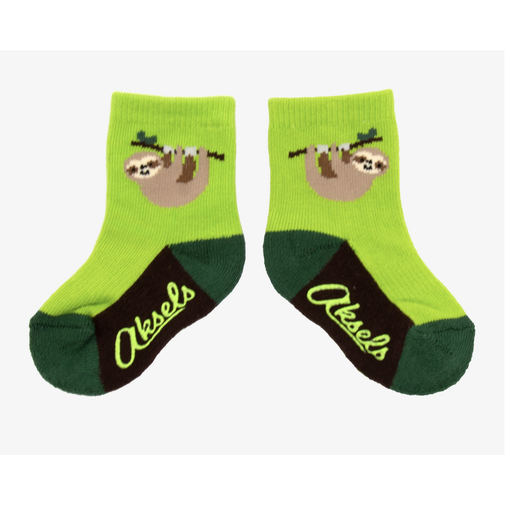 AKSELS TOTS SLOTH SOCKS- 1-3YRS