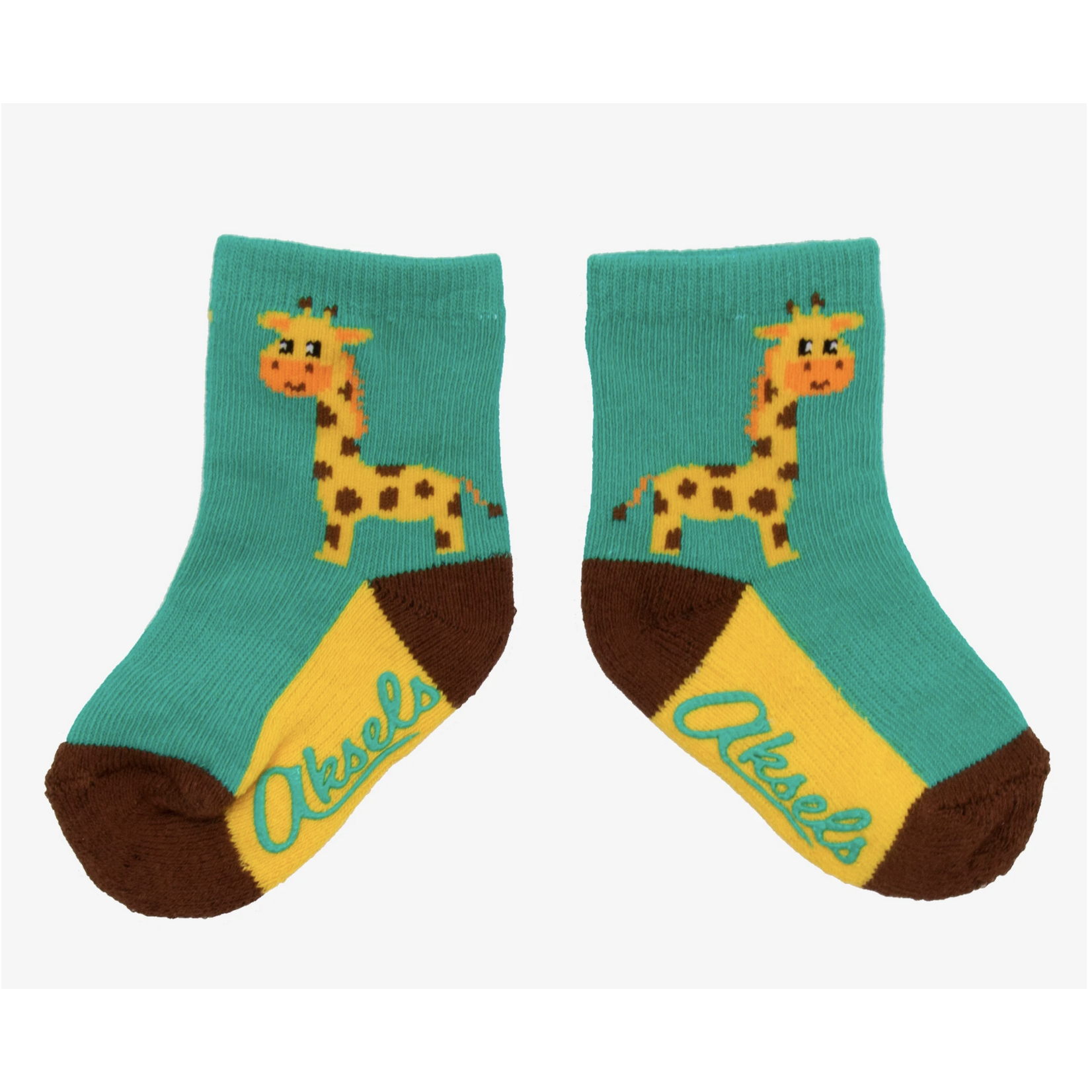 AKSELS Tots Giraffe Socks 1-3 Years Old