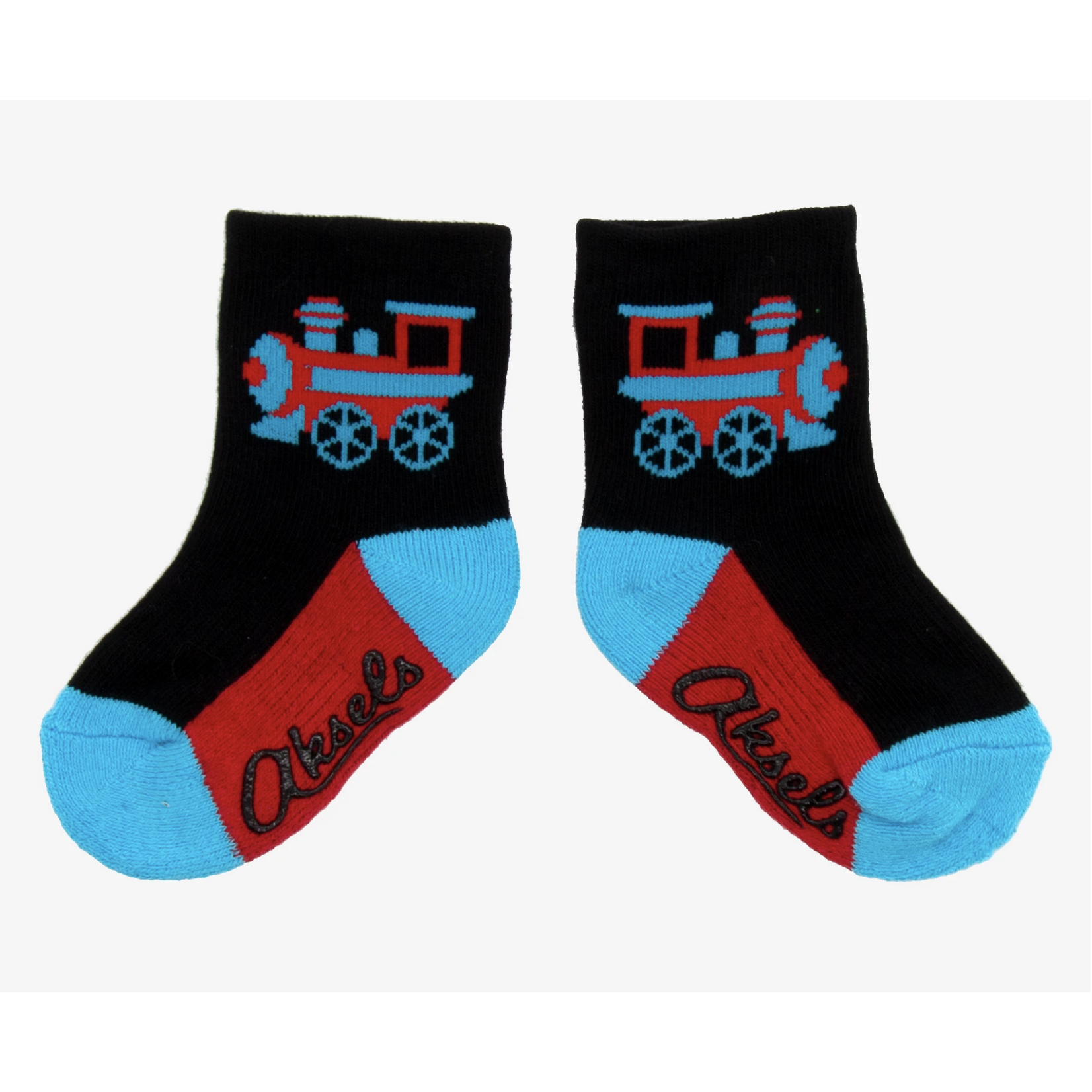 AKSELS Tots Train Socks 1-3 Years Old
