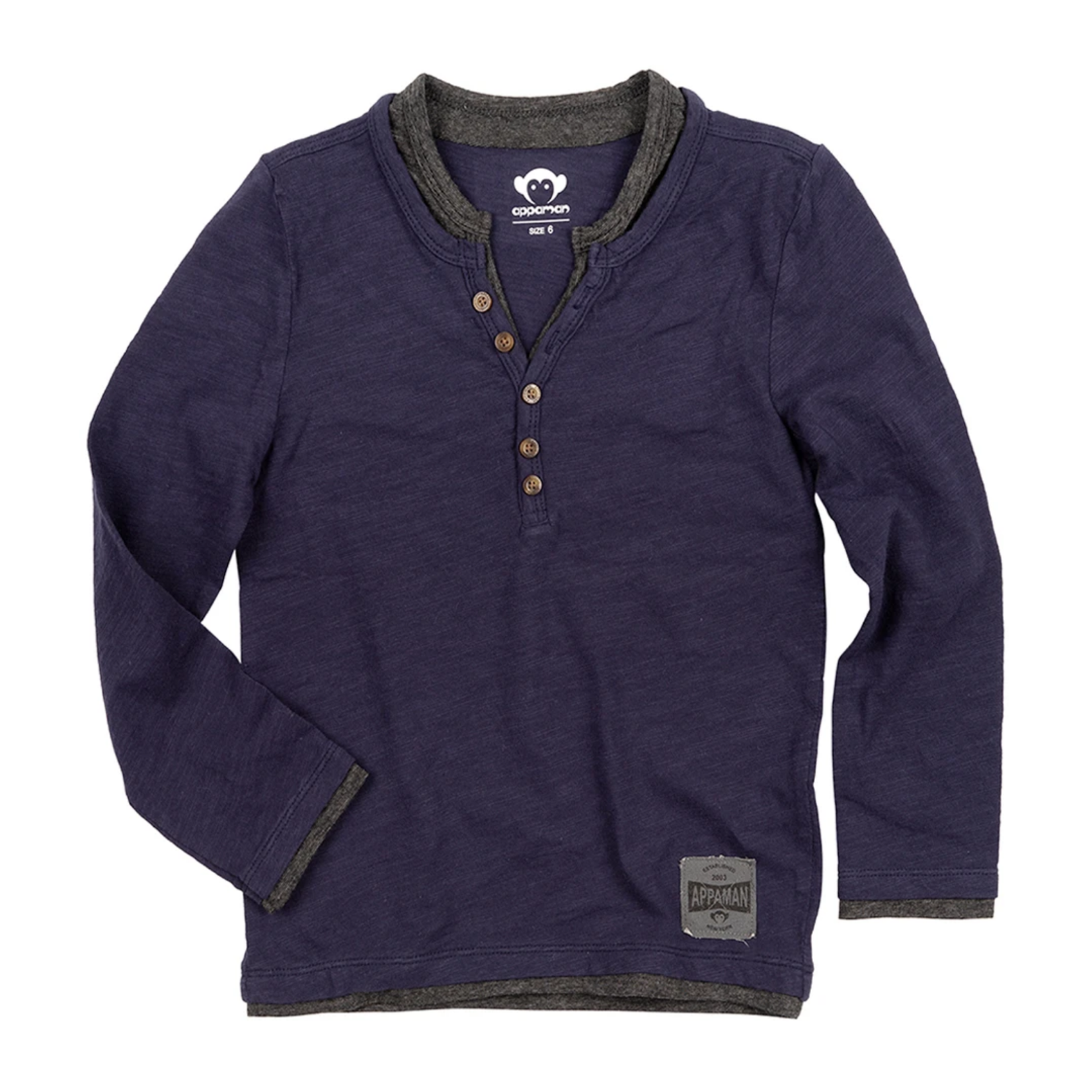 APPAMAN Tween Boy Camden Henley