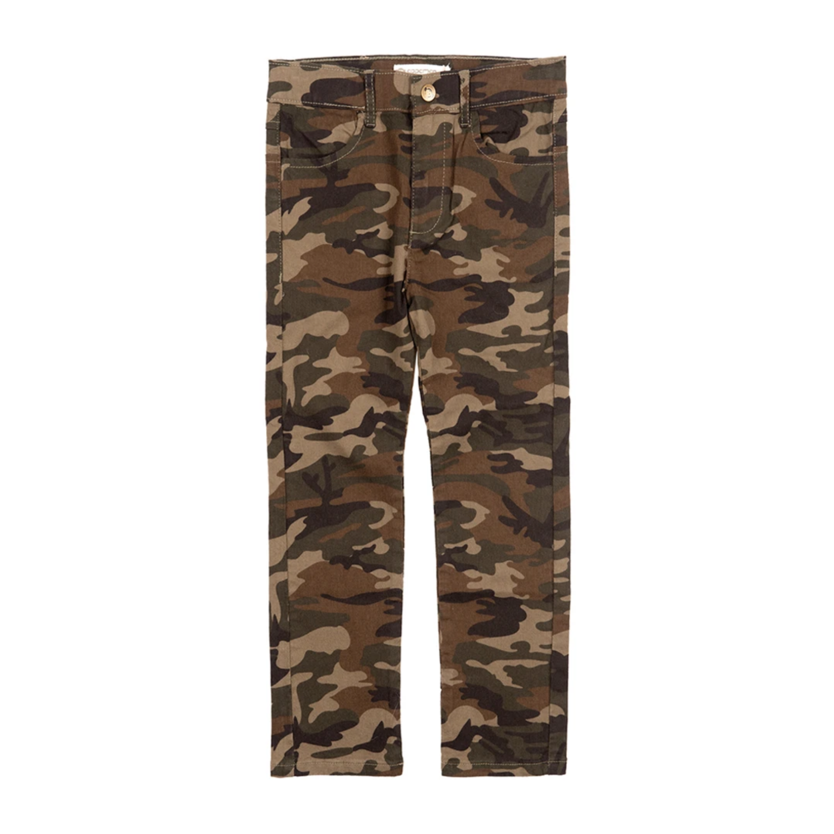 APPAMAN Boys Skinny Twill Camo Pant 2T - 7