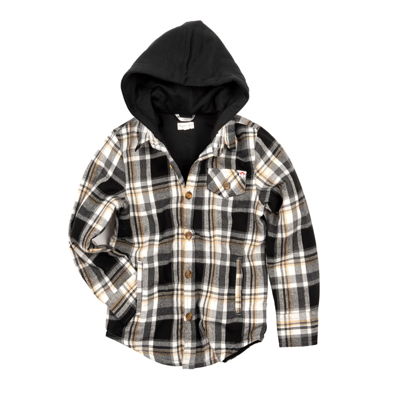 APPAMAN Tween Boy Hooded Flannel