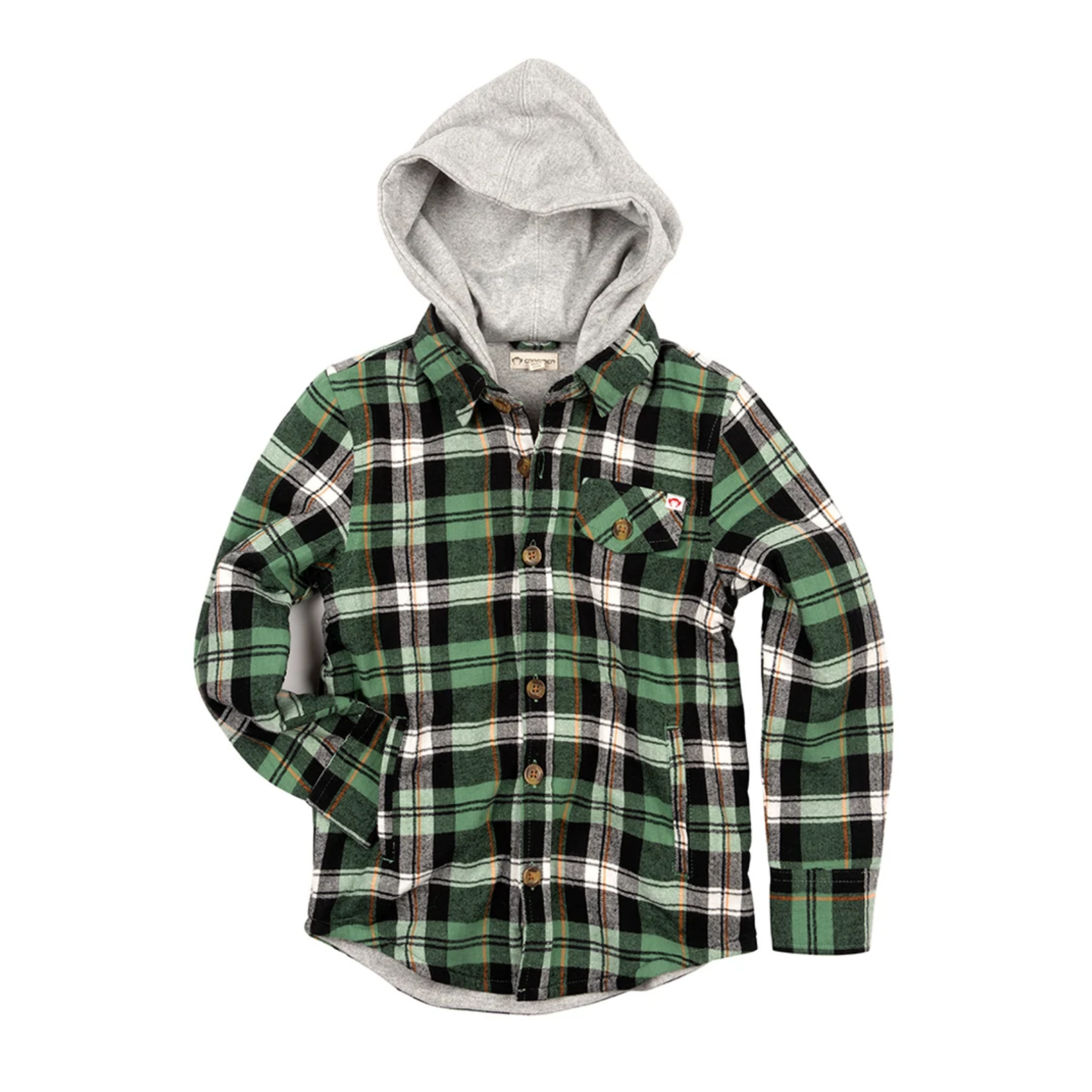 APPAMAN Tween Boy Hooded Flannel