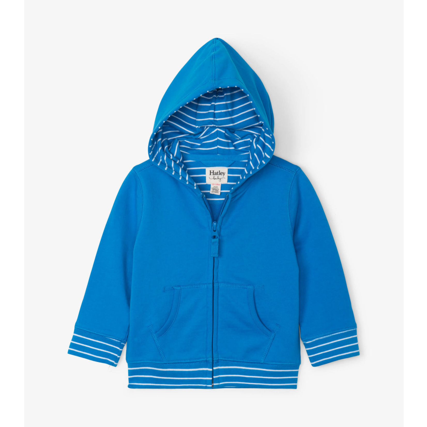 HATLEY TROPICAL BLUE BABY HOODIE