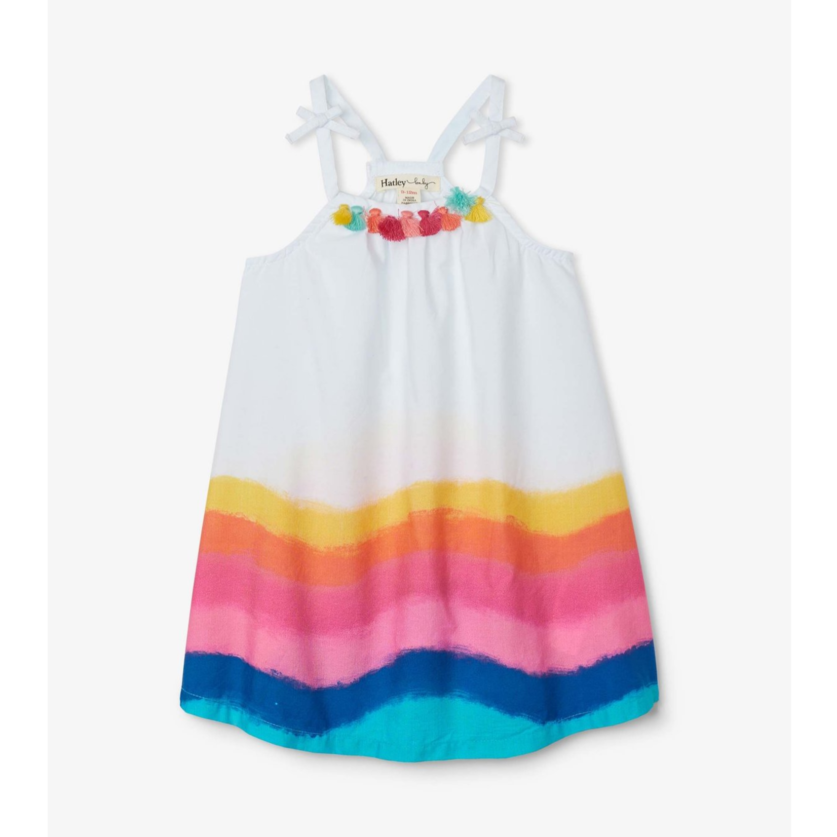 HATLEY INFANT GIRLS RAINBOW WAVES A-LINE DRESS