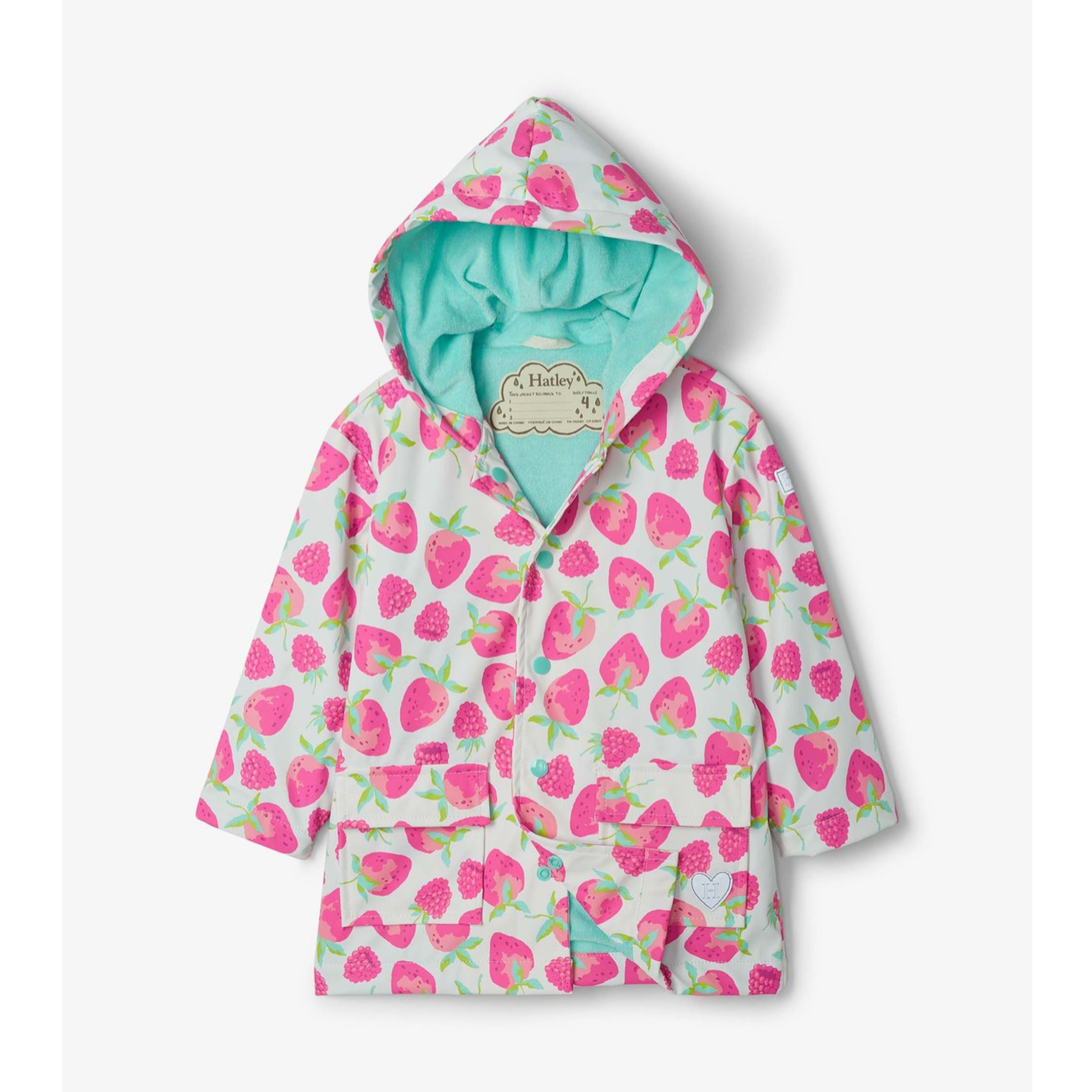 HATLEY PRESCHOOL GIRLS DELICIOUS BERRIES RAINCOAT