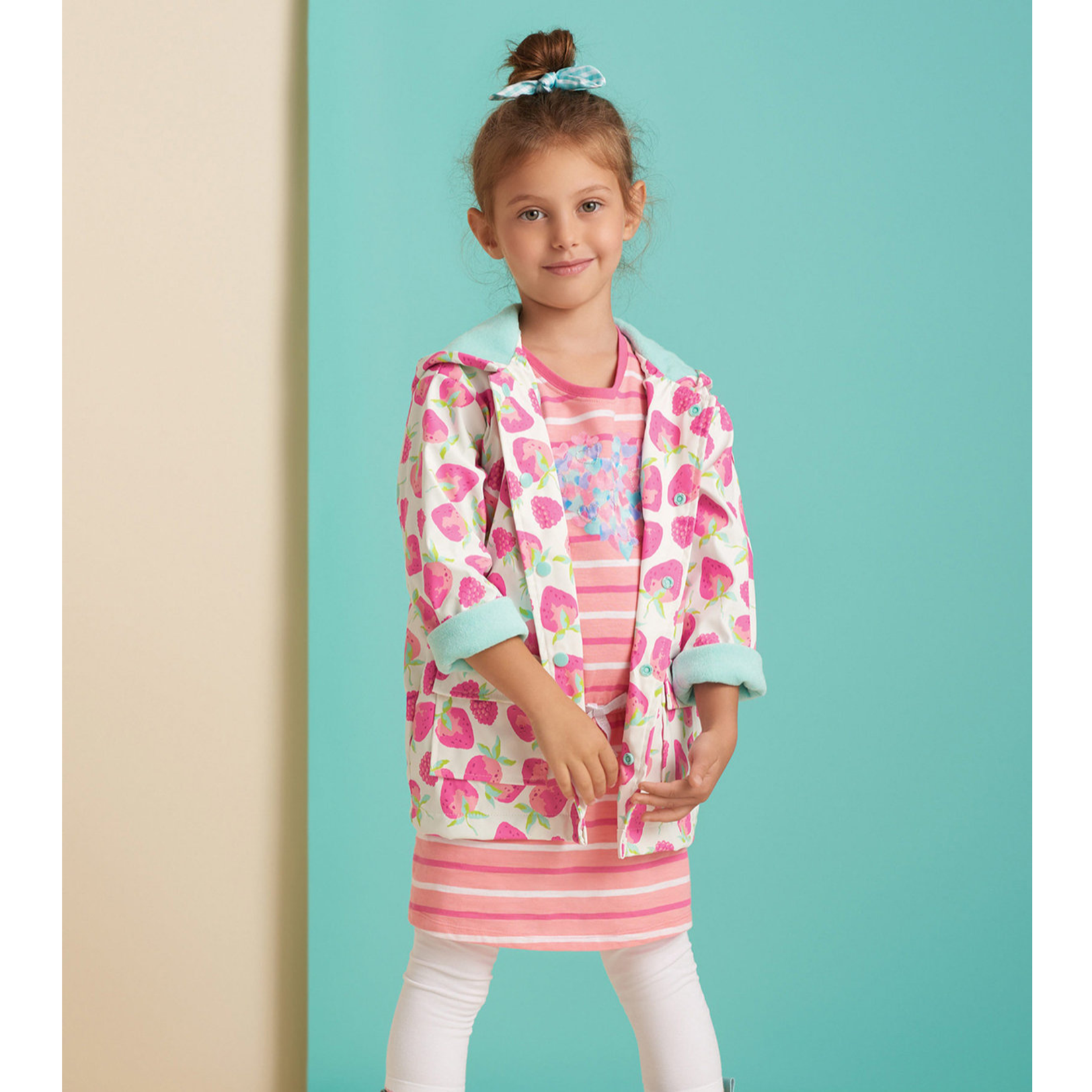 HATLEY PRESCHOOL GIRLS DELICIOUS BERRIES RAINCOAT
