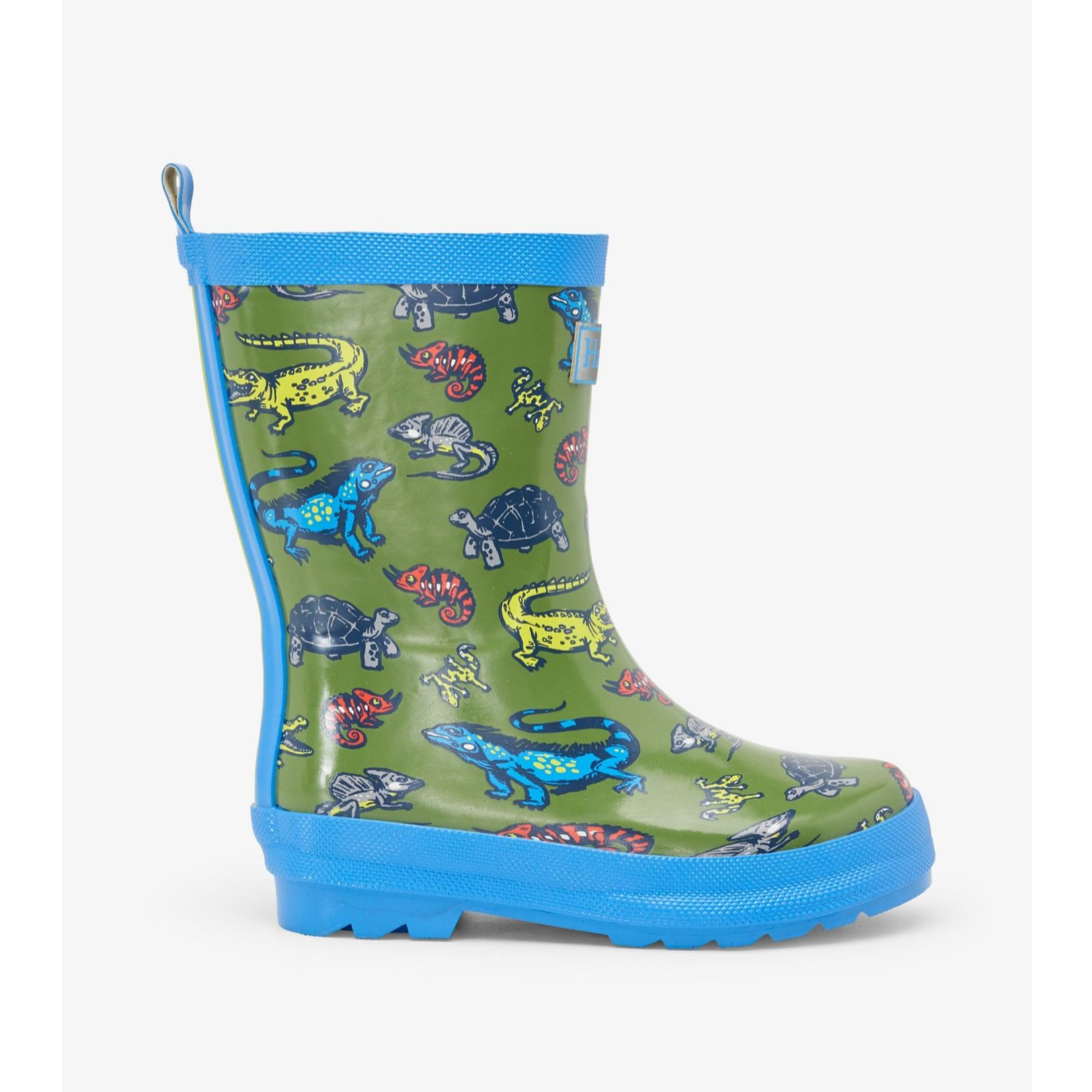 HATLEY PRESCHOOL AQUATIC REPTILES SHINY RAIN BOOTS